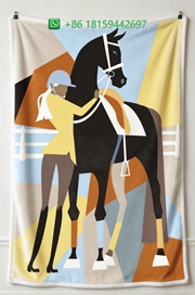 Hermes Throw Blankets